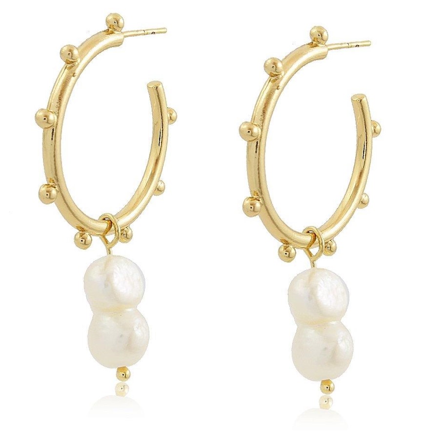 Brinco Argola Pérola